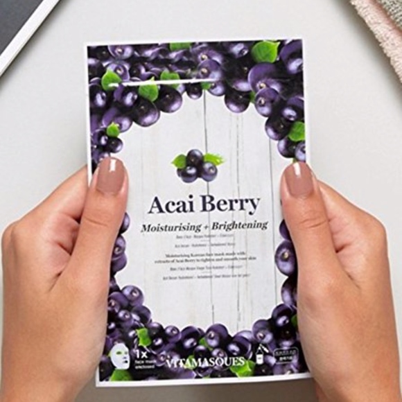 VITAMASQUES | Acai Berry Sheet Mask (Pack of 5) - Picture 5 of 7